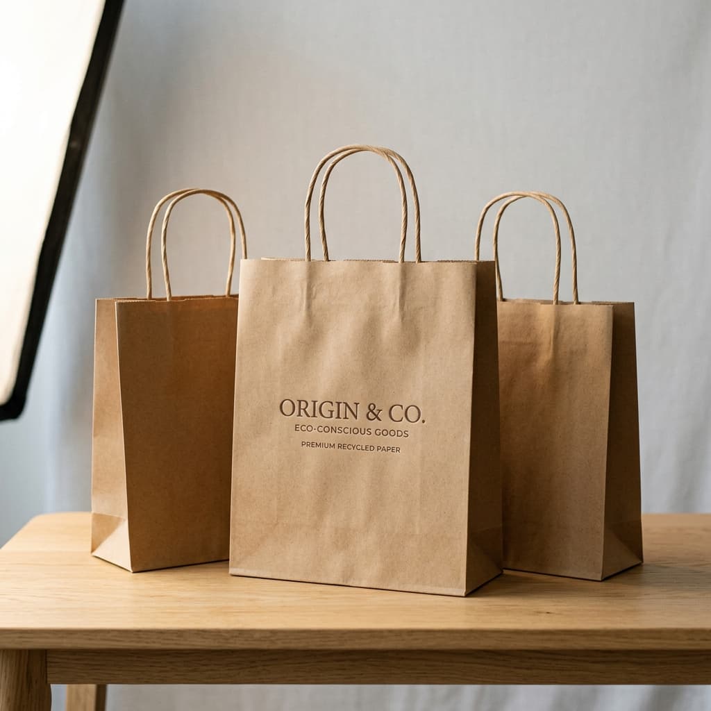Kraft Paper Bags — export product by verified Indian supplier